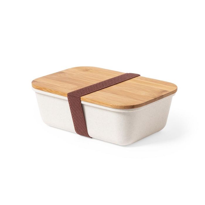 Lunch box 1 L, bamboo lid