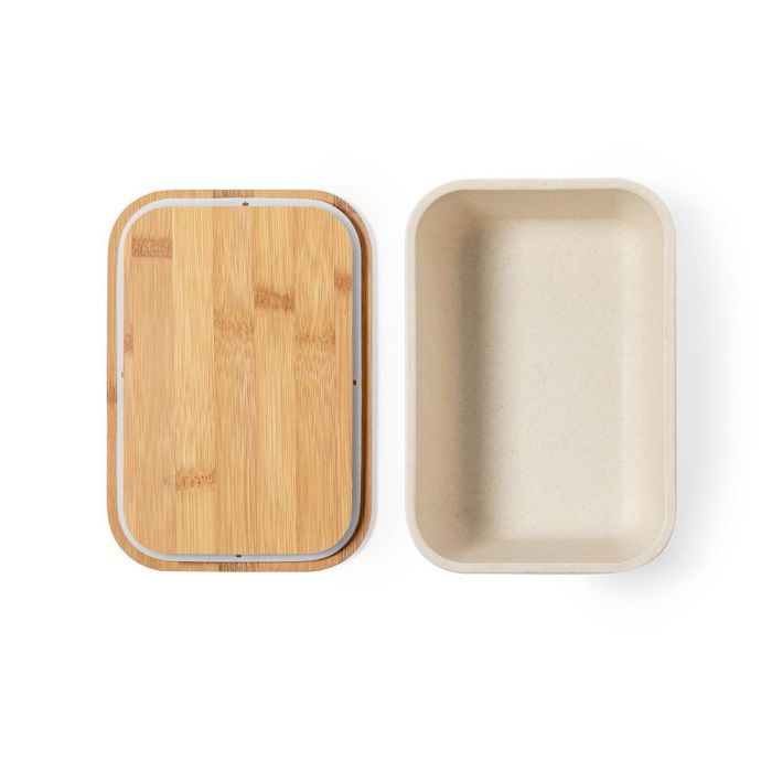 Lunch box 1 L, bamboo lid