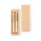 Wheat straw writing set, ball pen and mechanical pencil
