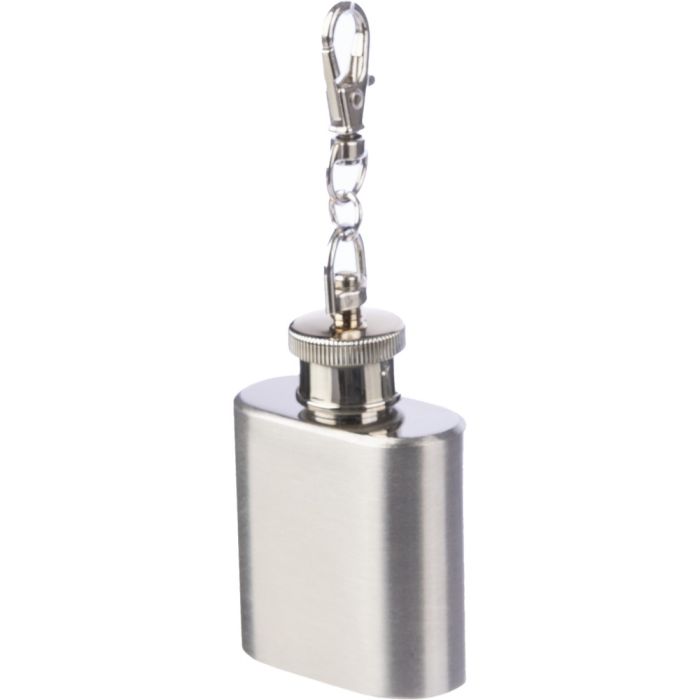 Hip flask 30 ml, key ring
