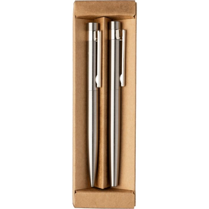 Writing set, pen and rollerball pen