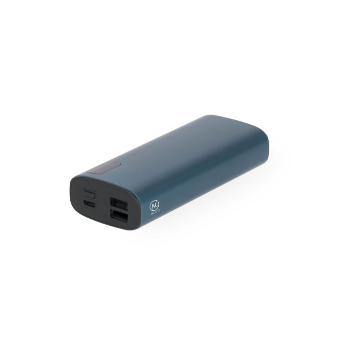Recycled aluminium power bank 10000 mAh