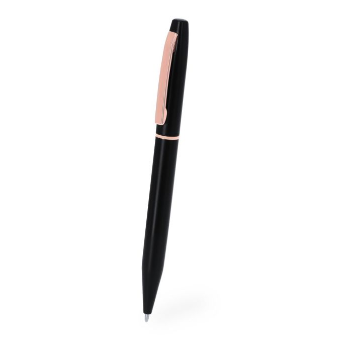 Recycled aluminium writing set, ball pen and roller ball pen