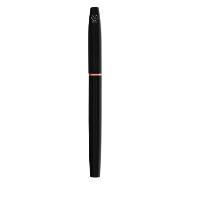 Recycled aluminium writing set, ball pen and roller ball pen