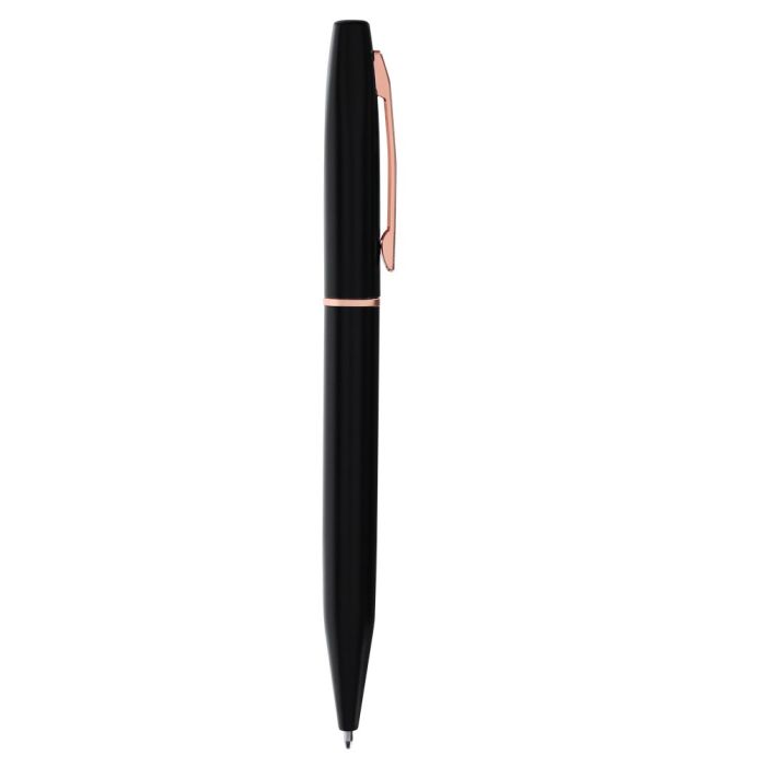 Recycled aluminium writing set, ball pen and roller ball pen