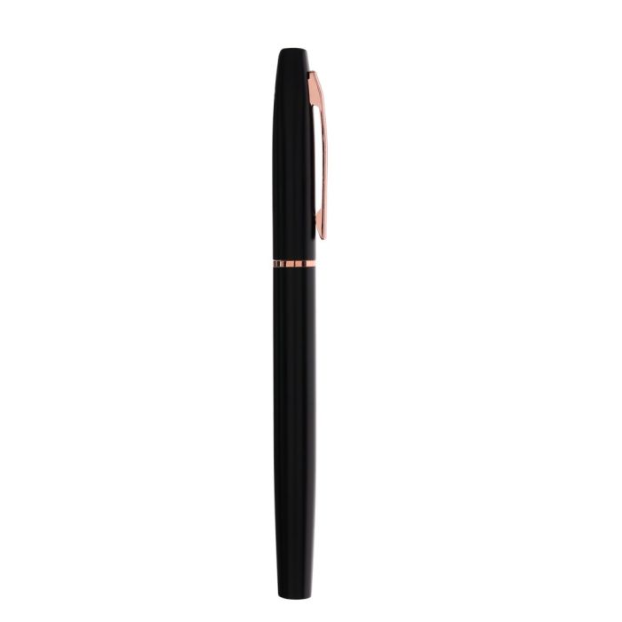Recycled aluminium writing set, ball pen and roller ball pen