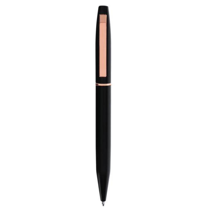 Recycled aluminium writing set, ball pen and roller ball pen