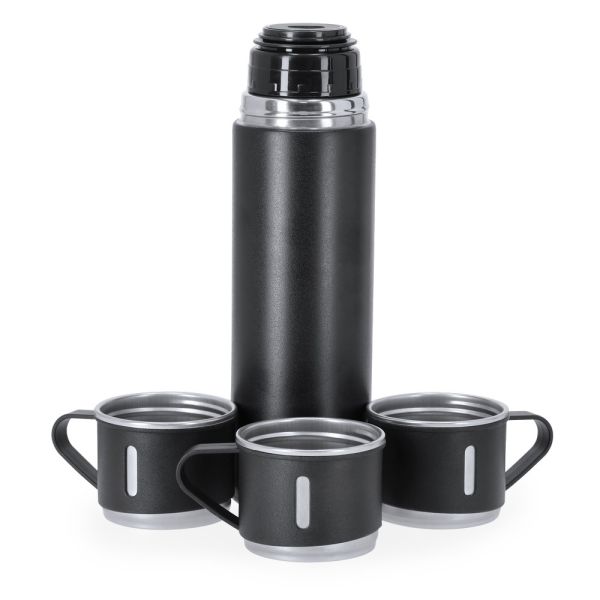 Thermos 420 ml and 3 mugs 140 ml