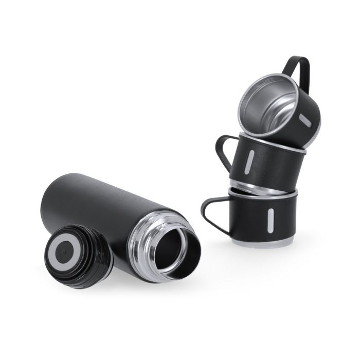 Thermos 420 ml and 3 mugs 140 ml