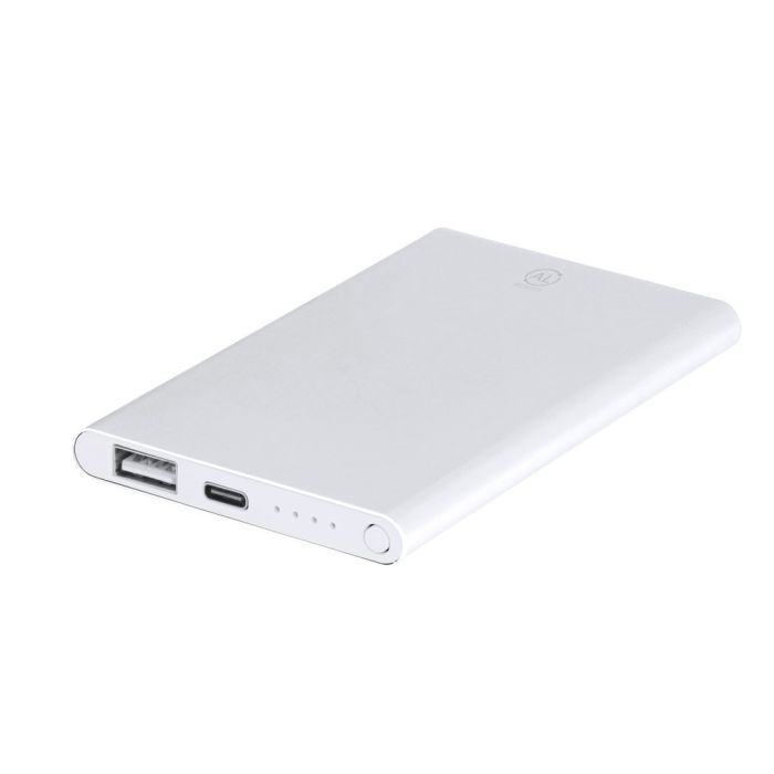 Recycled aluminium power bank 4000 mAh