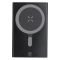 Recycled aluminium magnetic wireless power bank 5000 mAh, wireless charger 15W