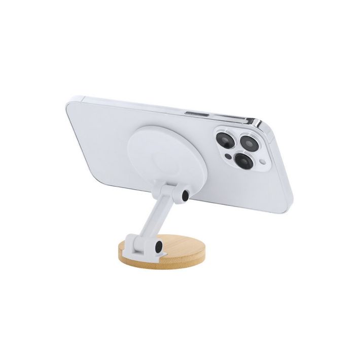 Bamboo magnetic phone holder