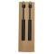 Wheat straw writing set, ball pen and "infinity" pencil