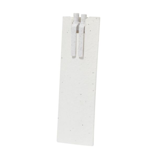 Writing set made from recycled milk cartons, ball pen and "infinity" pencil