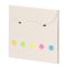 Memo holder, sticky notes, made from recycled milk cartons