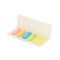 Memo holder, sticky notes, made from recycled milk cartons, ruler