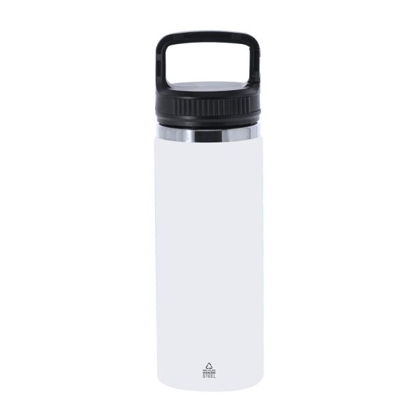 Recycled stainless steel thermo bottle 550 ml