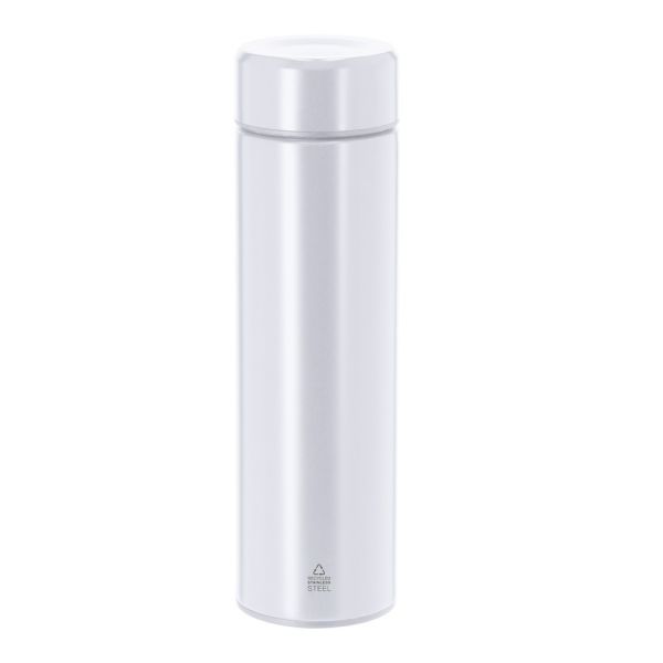 Recycled stainless steel thermos 450 ml, infuser
