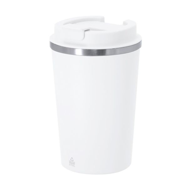 Recycled stainless steel thermo mug 350 ml