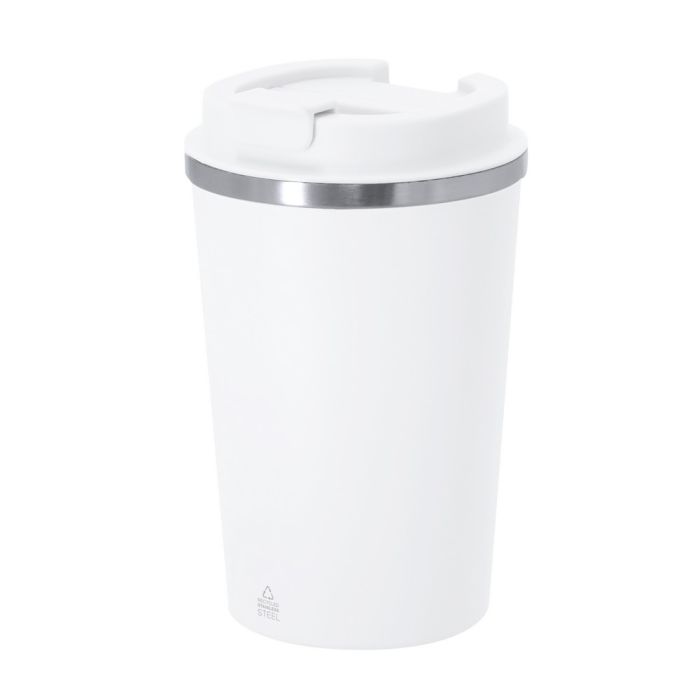 Recycled stainless steel thermo mug 350 ml