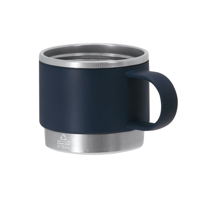 Recycled stainless steel mug 140 ml