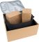 Gift set with drinking bottle, lunch box and cooler bag REIMS